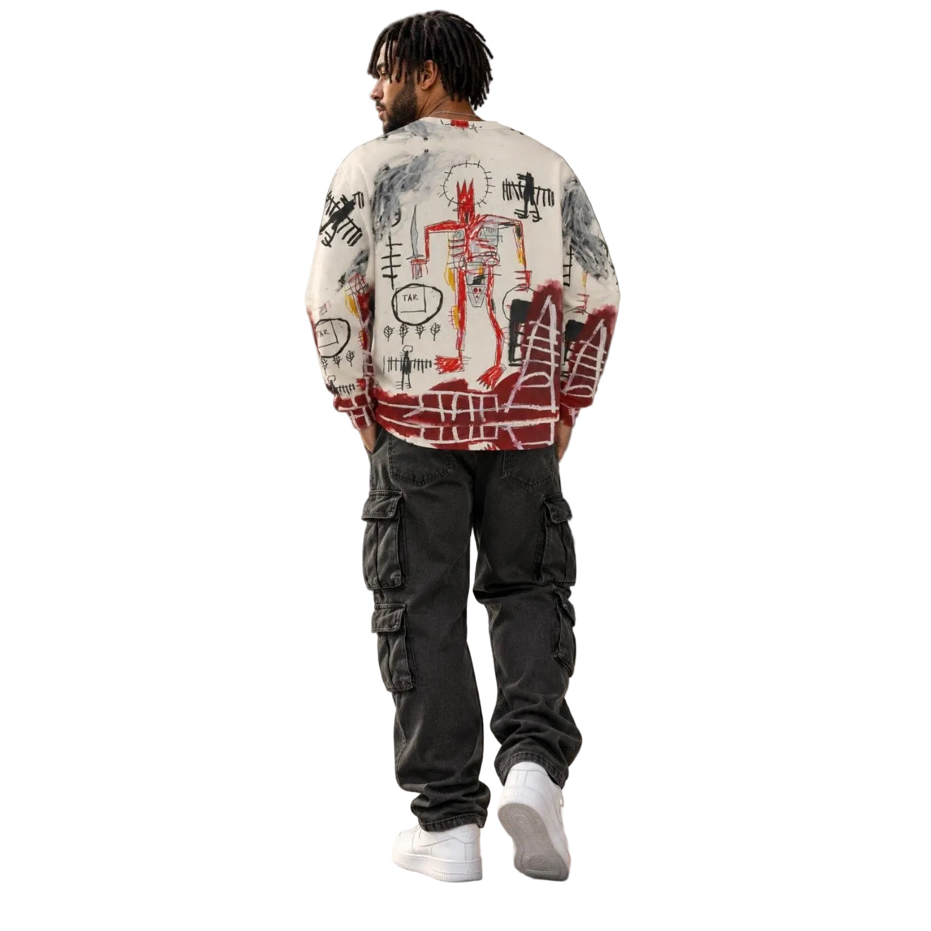 Graffiti Artwork Printed Premium Streetwear Crewneck Sweatshirt