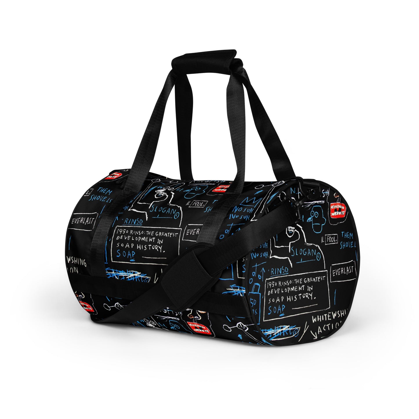 Jean-Michel Basquiat "Rinso" Artwork Gym Bag