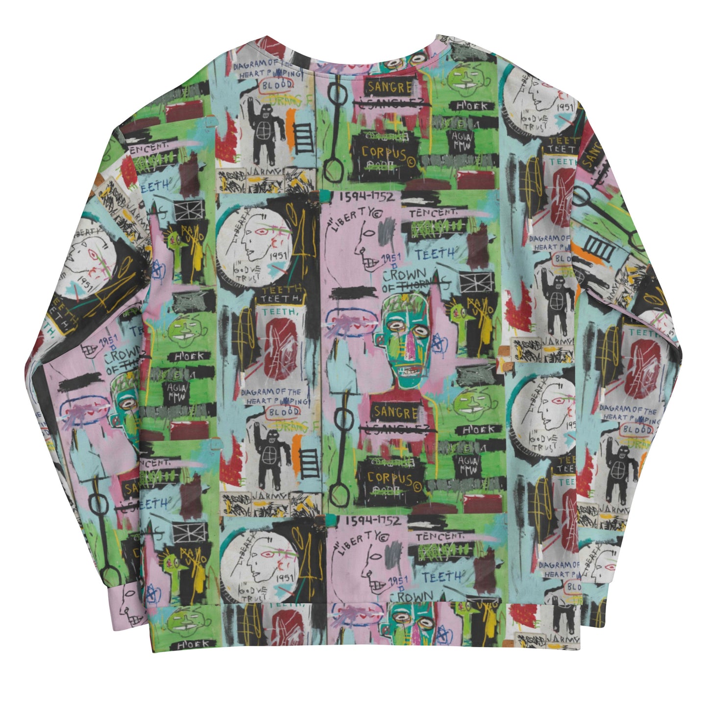 Graffiti Artwork Printed Premium Streetwear Crewneck Sweatshirt