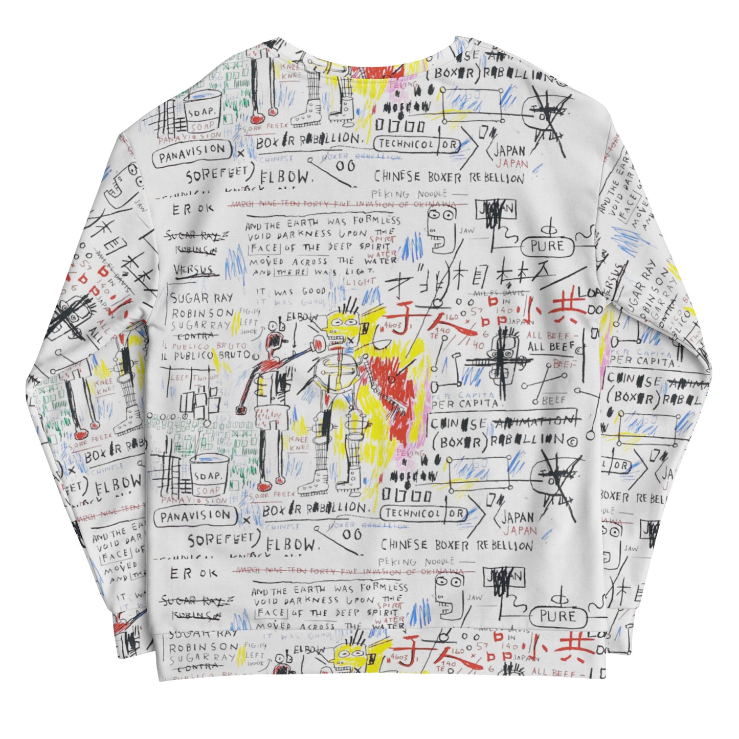 Graffiti Artwork Printed Premium Streetwear Crewneck Sweatshirt