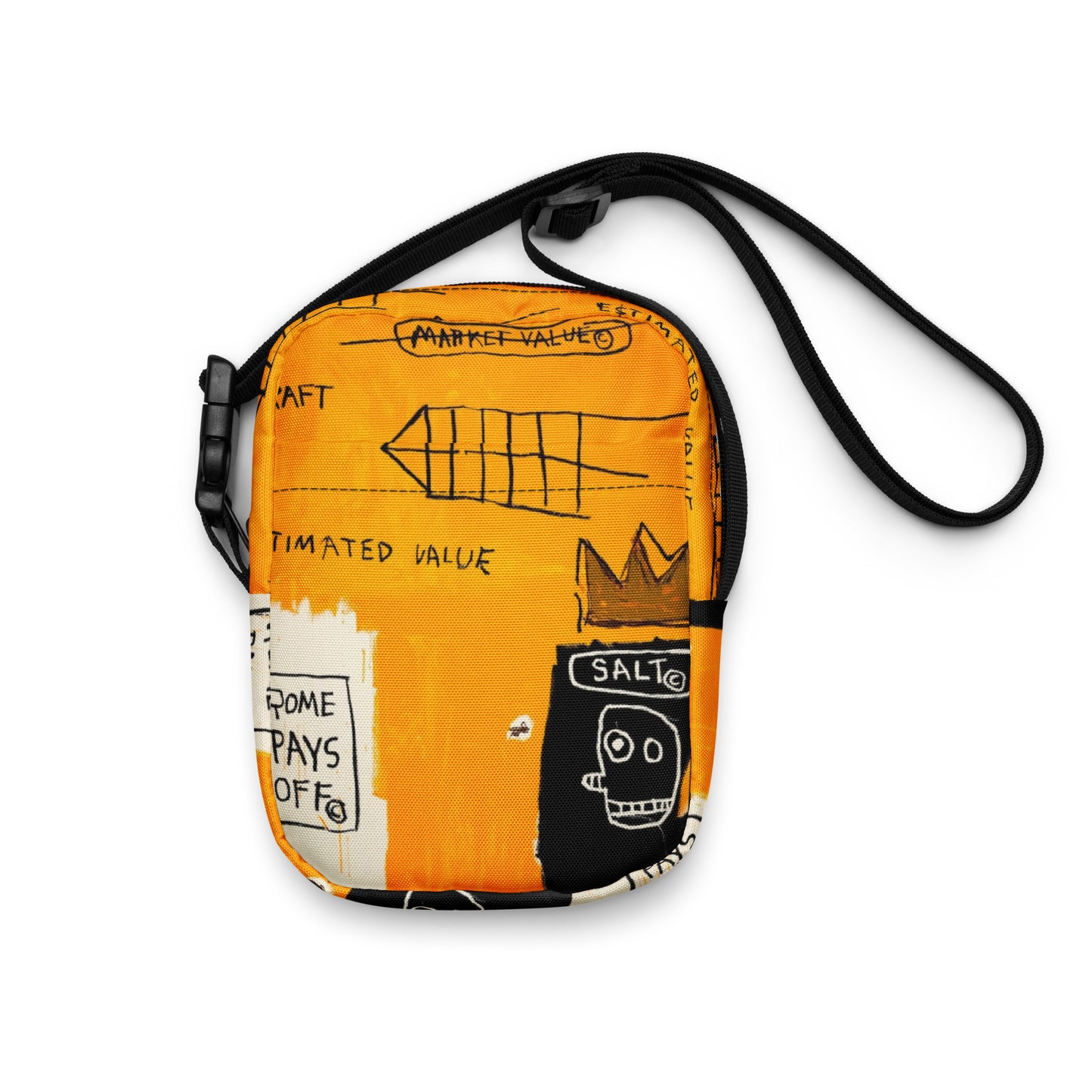 Jean-Michel Basquiat "Rome Pays Off" Artwork Bag