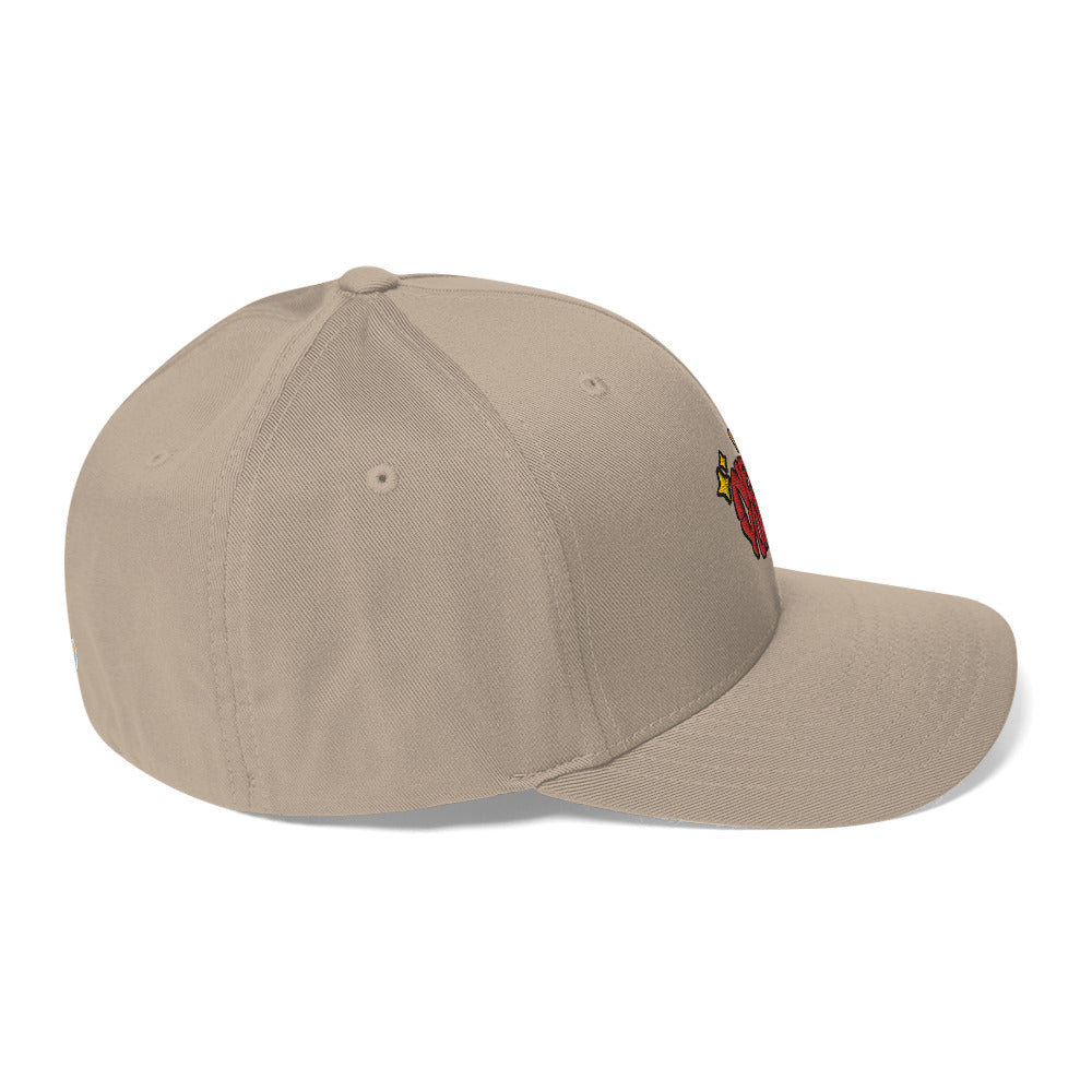 New York '24 Logo Embroidered Structured Twill Cap