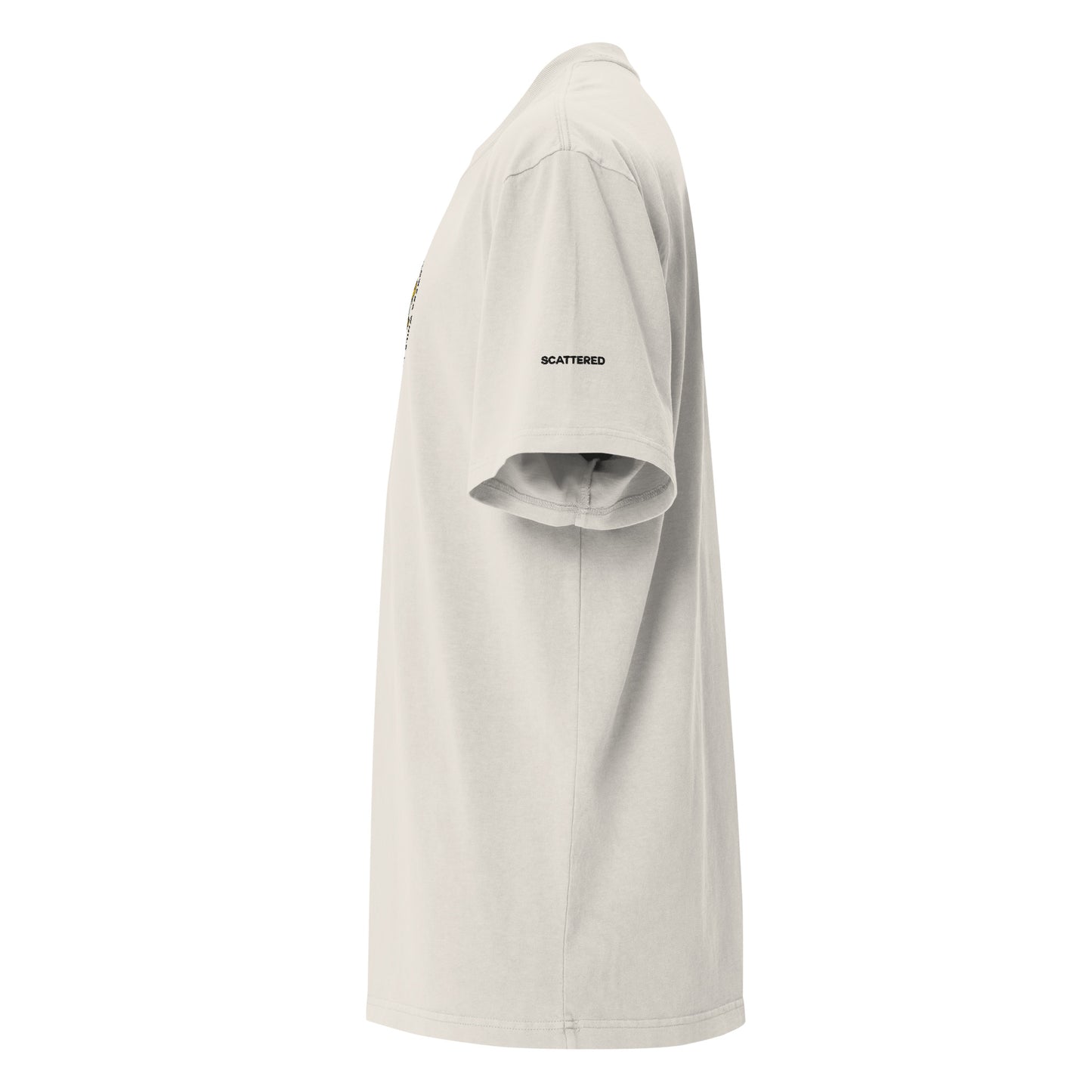 Scattered x Dripped Gawd Smell the Flowers Embroidered Faded T-shirt