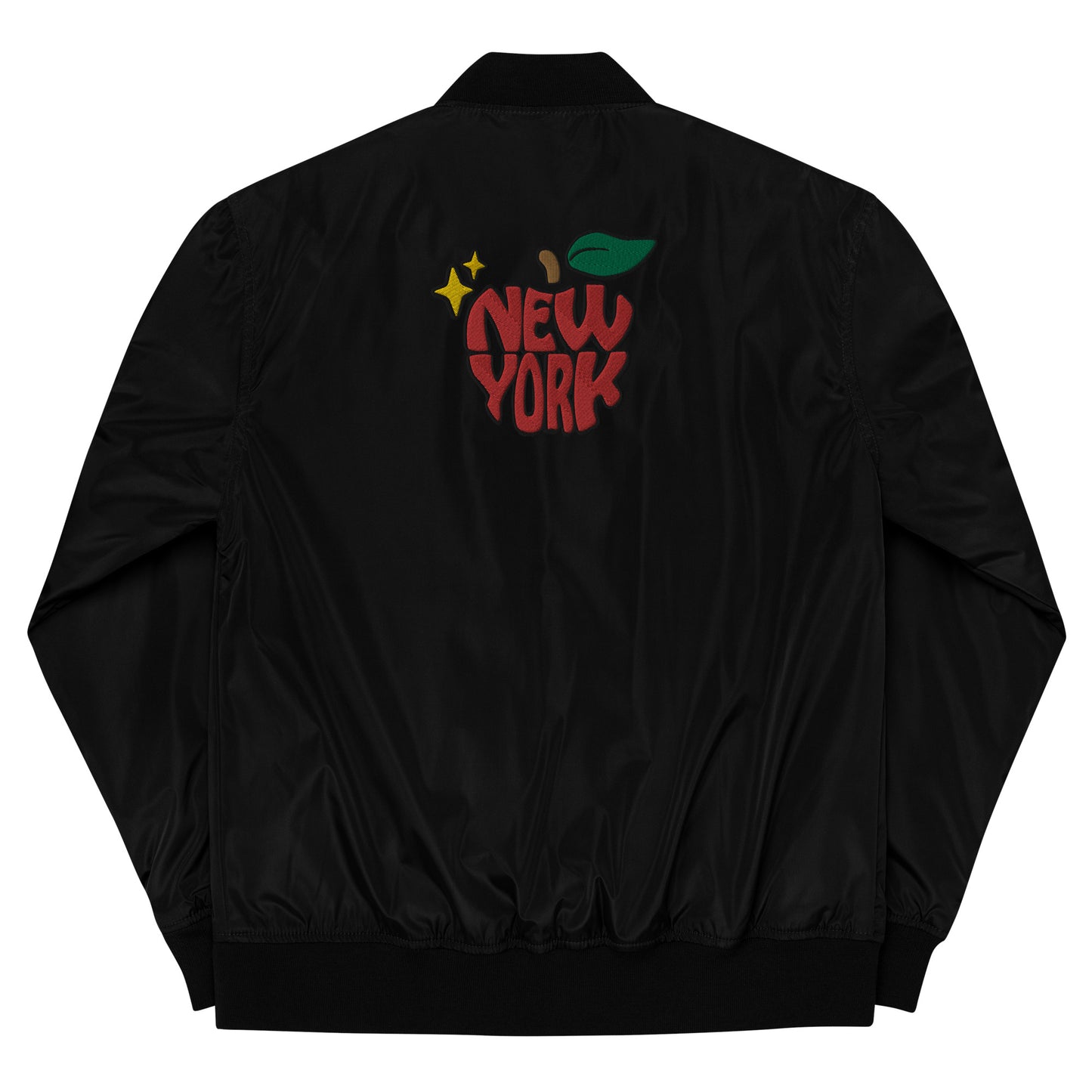 New York '24 Logo Embroidered Premium recycled bomber jacket