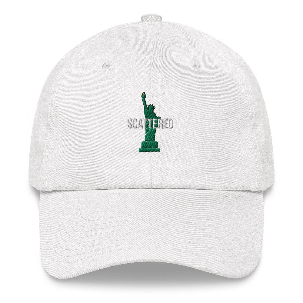 Scattered 2021 Statue of Liberty Logo Embroidered Dad Hat