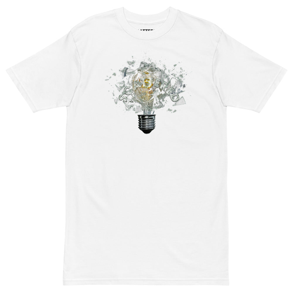 Scattered 2021 Bulb Logo Printed Premium T-Shirt