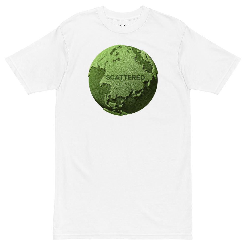 Scattered 2019 Globe Logo Printed Premium T-Shirt