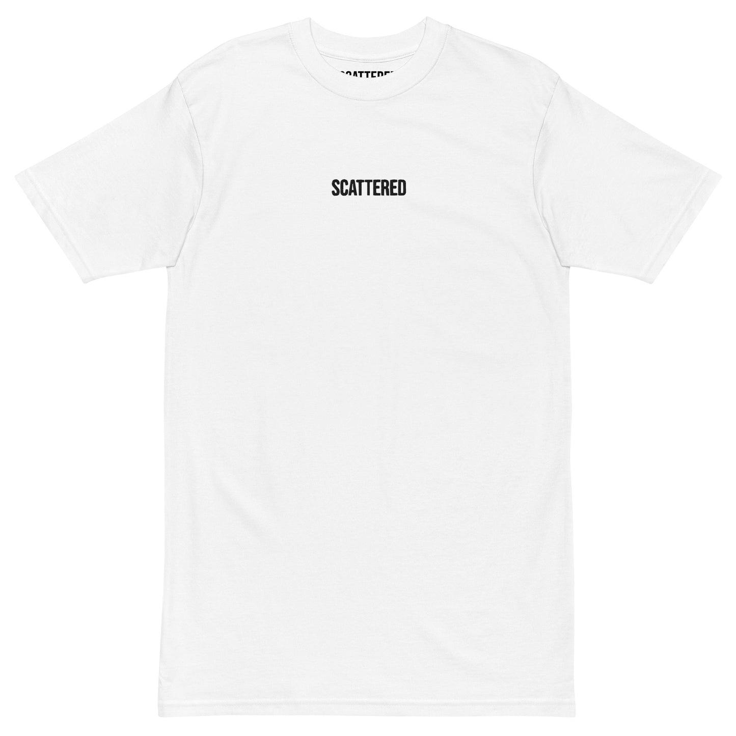 Scattered Logo Embroidered Streetwear Premium T-shirt