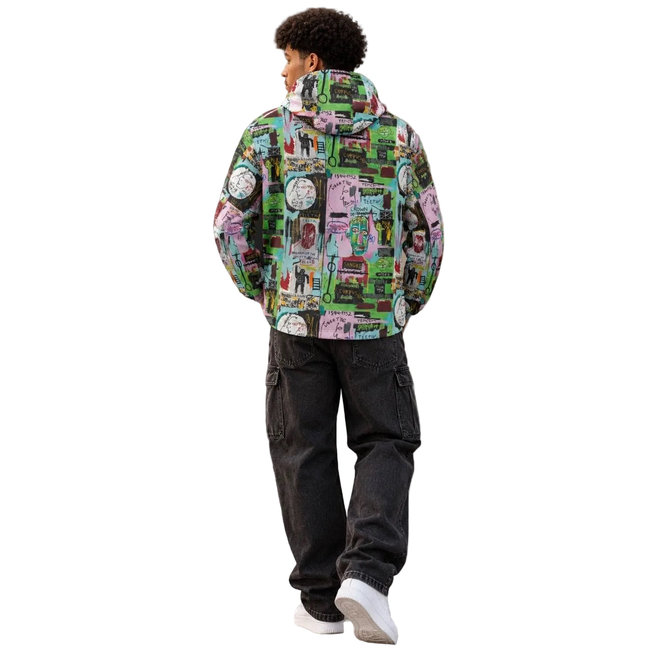 Graffiti Artwork Printed Premium Streetwear Windbreaker Jacket