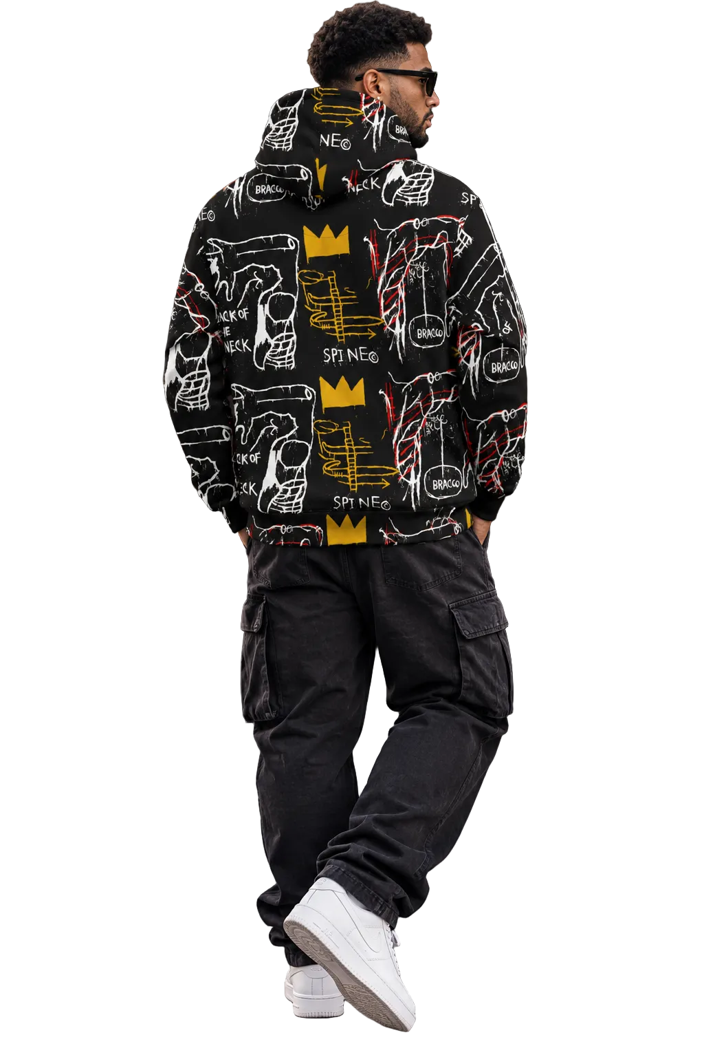 Graffiti Artwork Printed Premium Streetwear Crewneck Sweatshirt