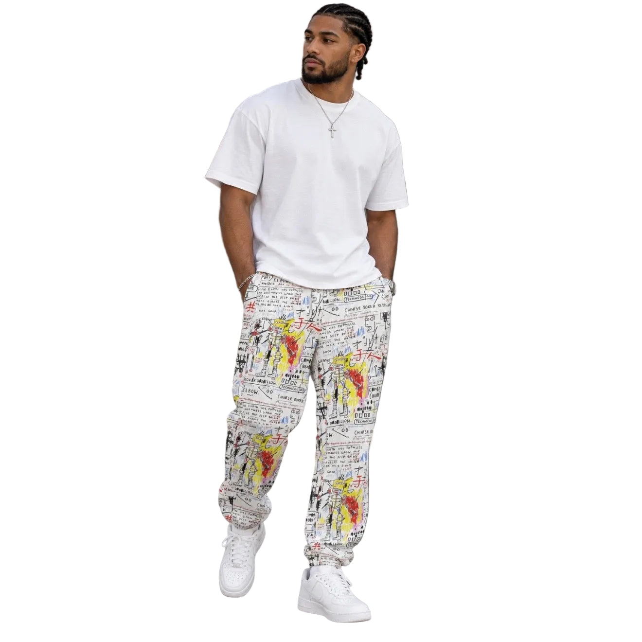 Graffiti Artwork Printed Premium Streetwear Track Pants