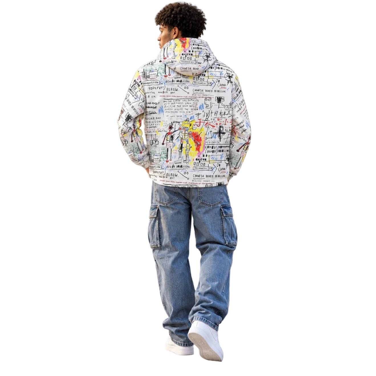 Graffiti Artwork Printed Premium Streetwear Windbreaker Jacket