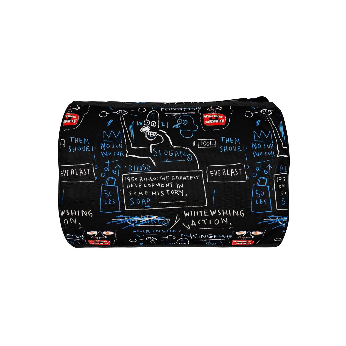 Jean-Michel Basquiat "Rinso" Artwork Gym Bag