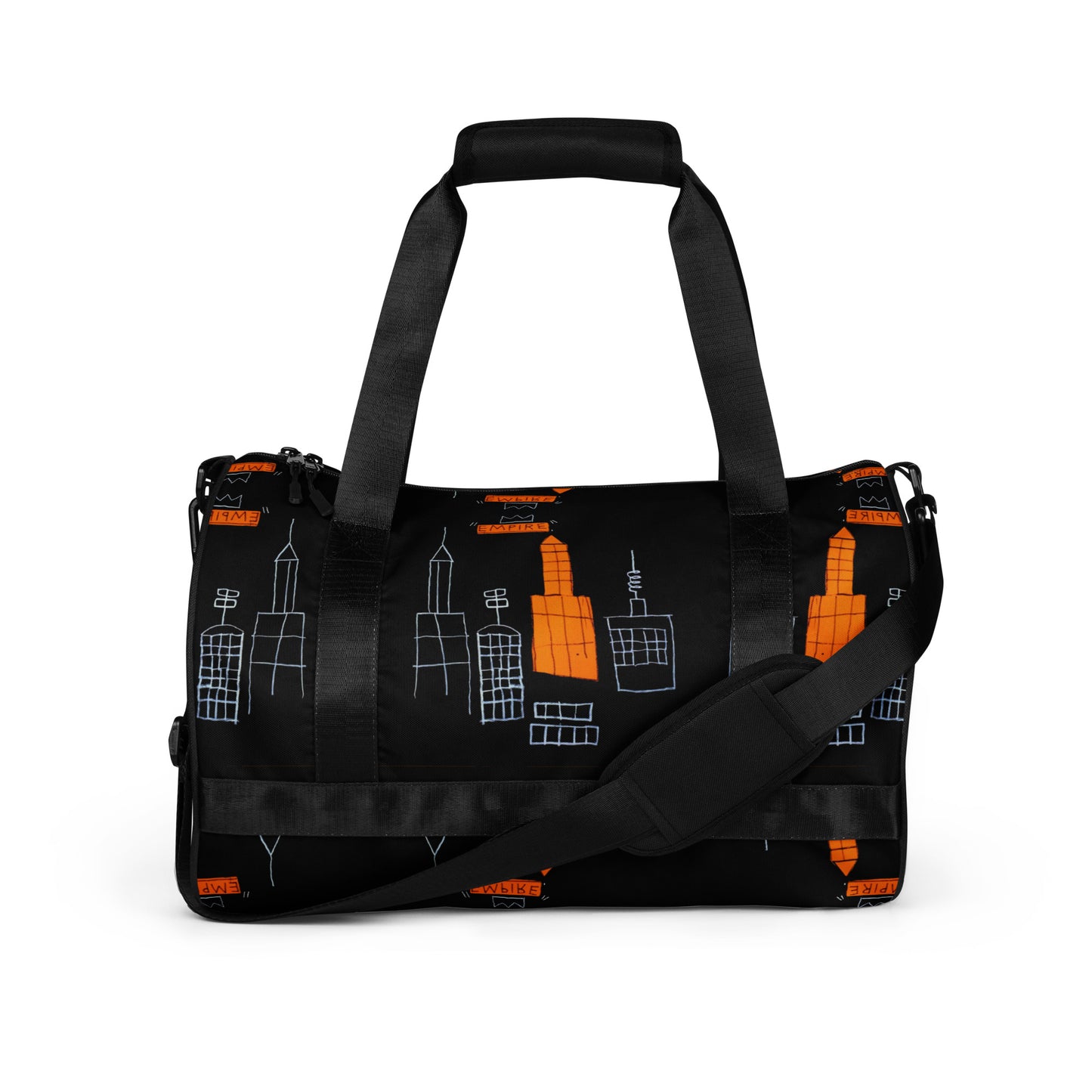 Jean-Michel Basquiat "Mecca" Artwork Gym Bag