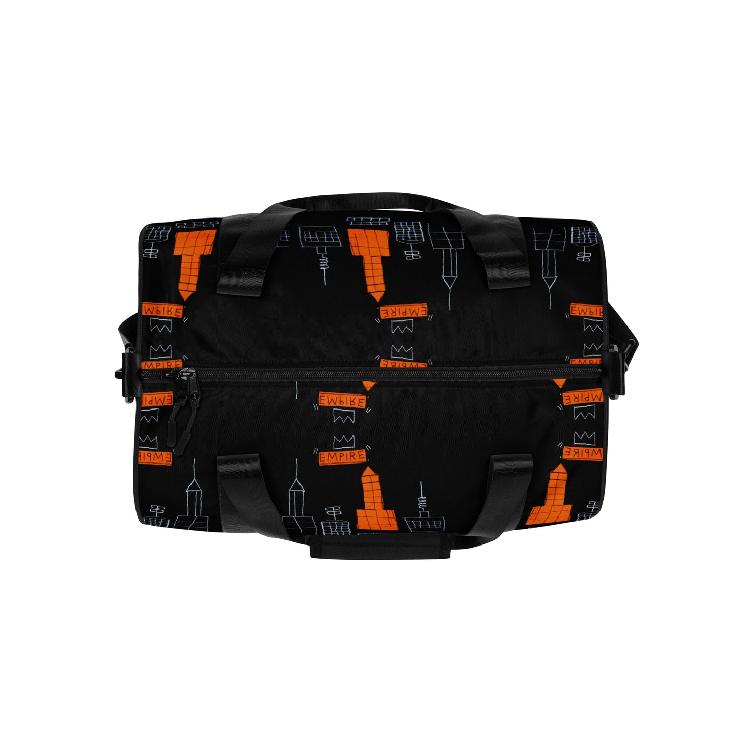 Jean-Michel Basquiat "Mecca" Artwork Gym Bag