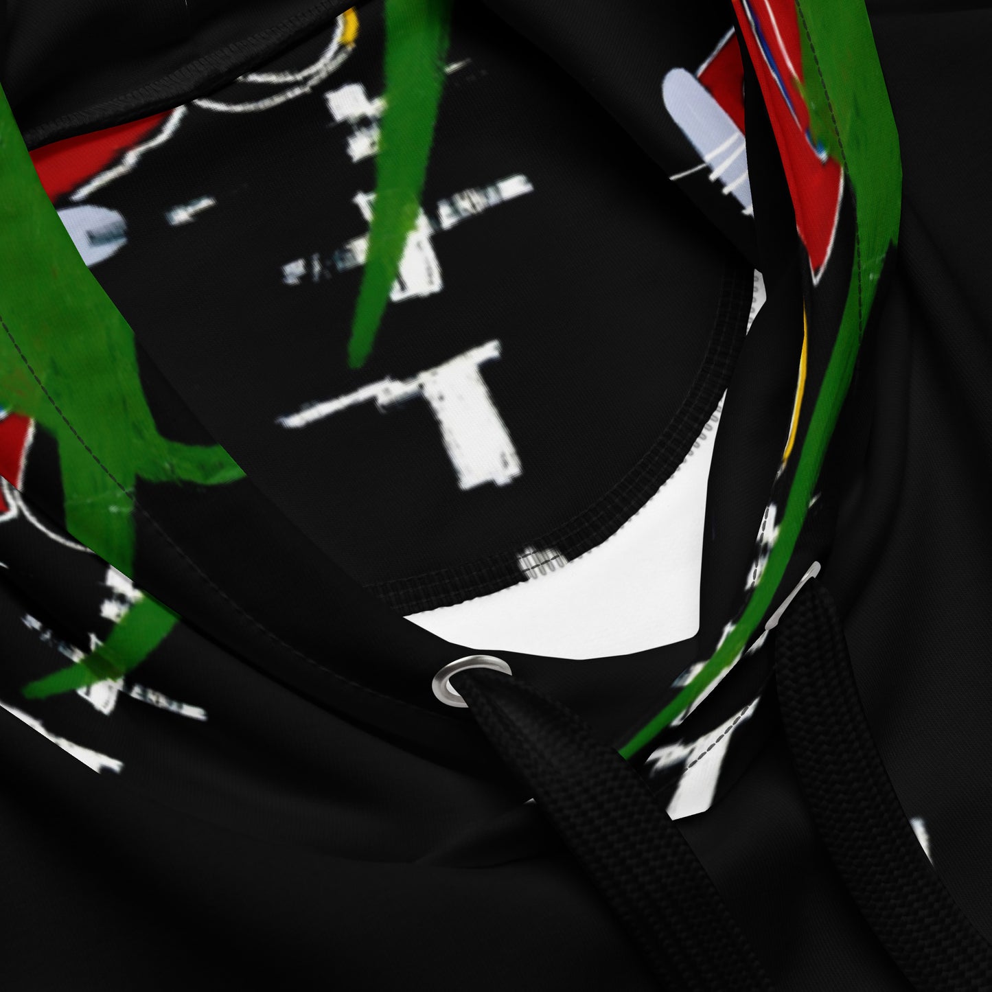 Jean-Michel Basquiat "Untitled" Car Artwork All Over Printed Sweatshirt Hoodie Scattered Streetwear