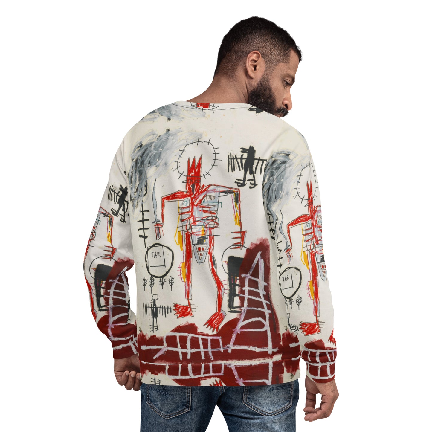 Graffiti Artwork Printed Premium Streetwear Crewneck Sweatshirt