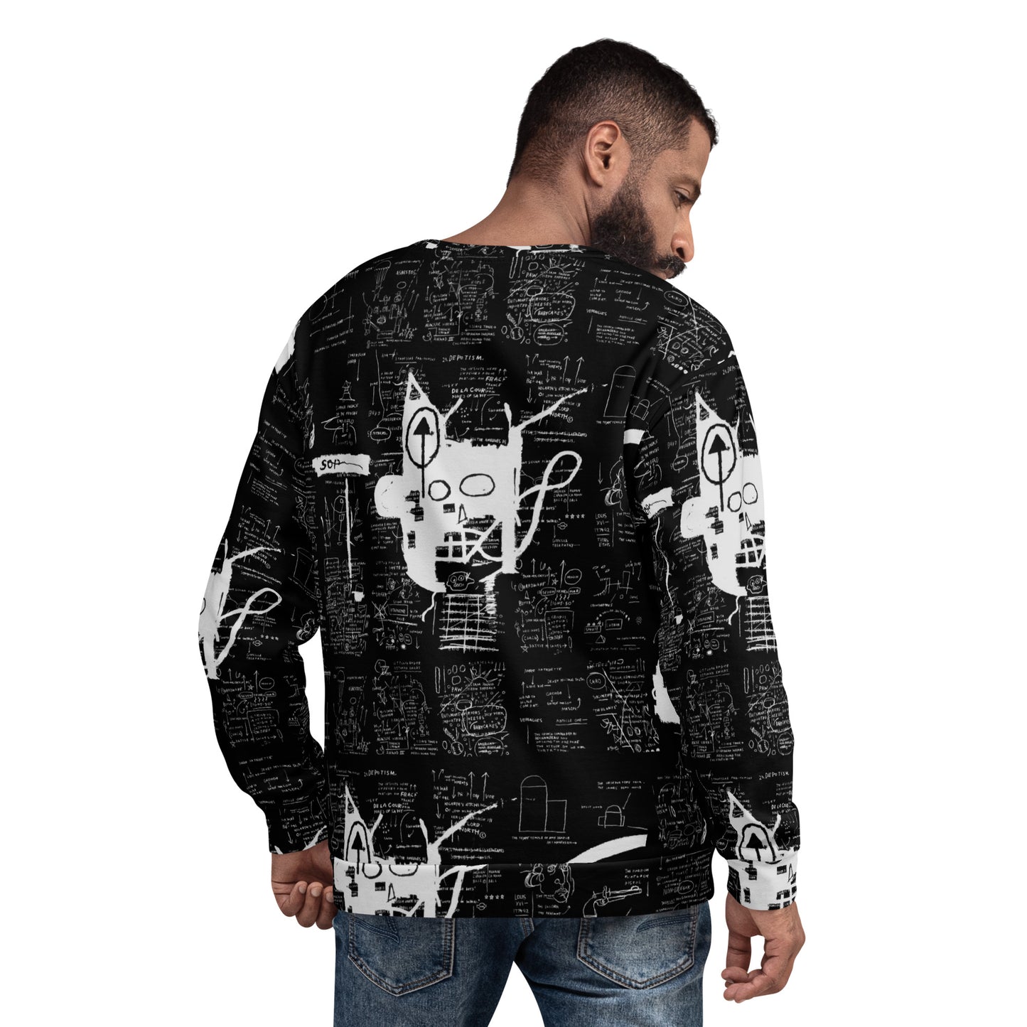 Graffiti Artwork Printed Premium Streetwear Crewneck Sweatshirt