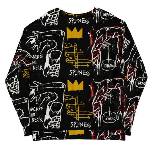 Graffiti Artwork Printed Premium Streetwear Crewneck Sweatshirt