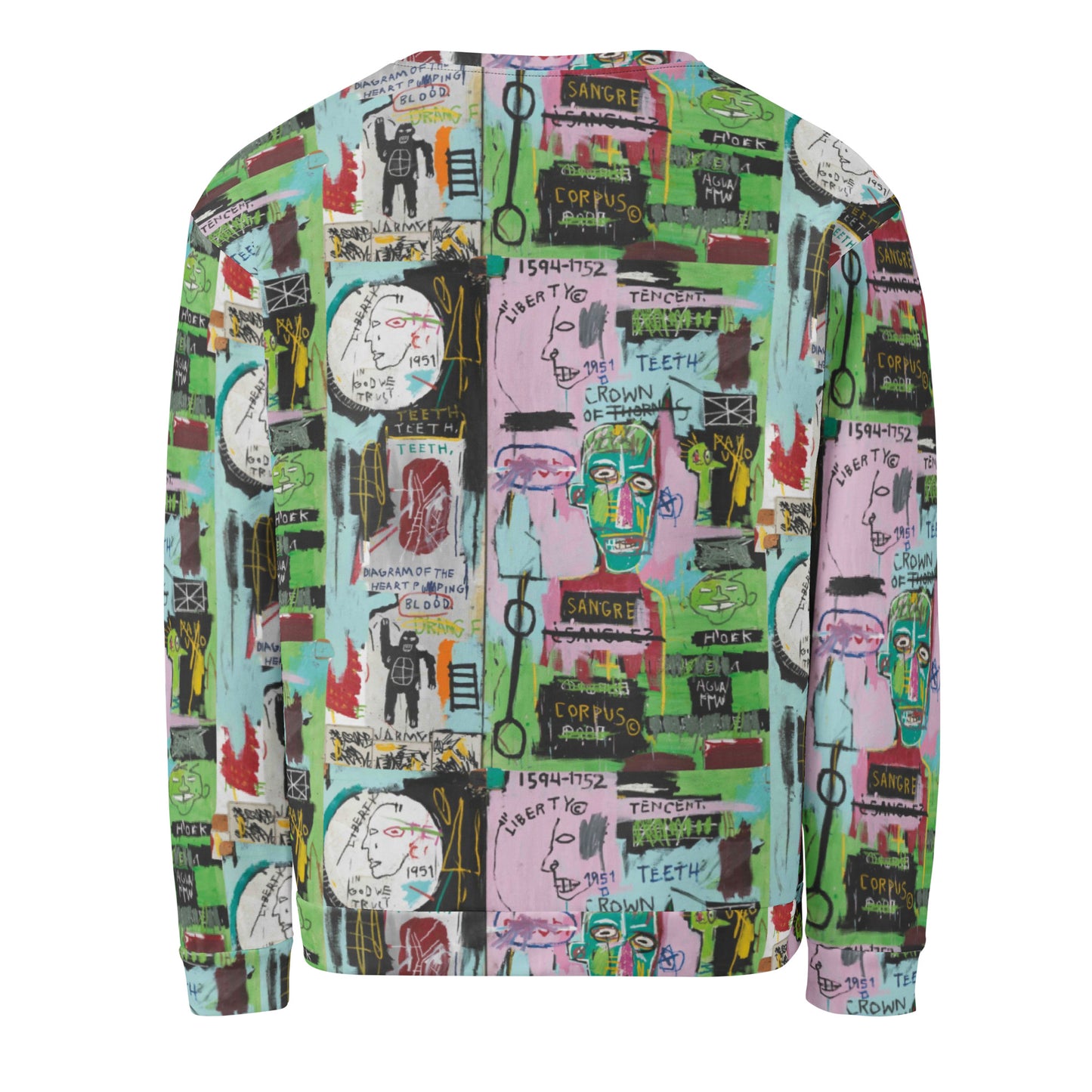 Graffiti Artwork Printed Premium Streetwear Crewneck Sweatshirt