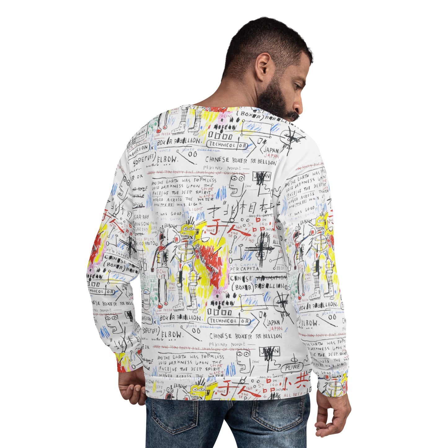 Graffiti Artwork Printed Premium Streetwear Crewneck Sweatshirt