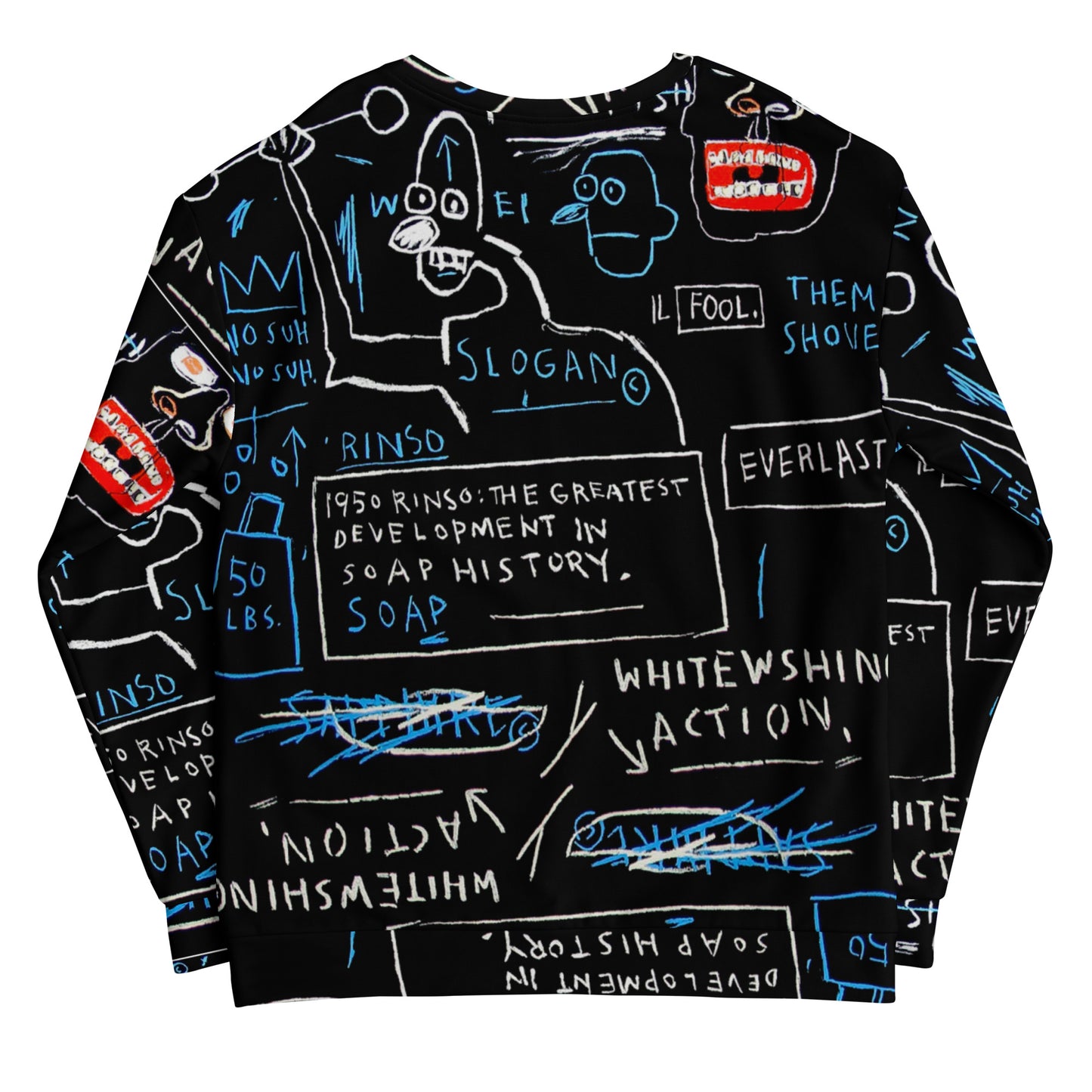 Graffiti Artwork Printed Premium Streetwear Crewneck Sweatshirt