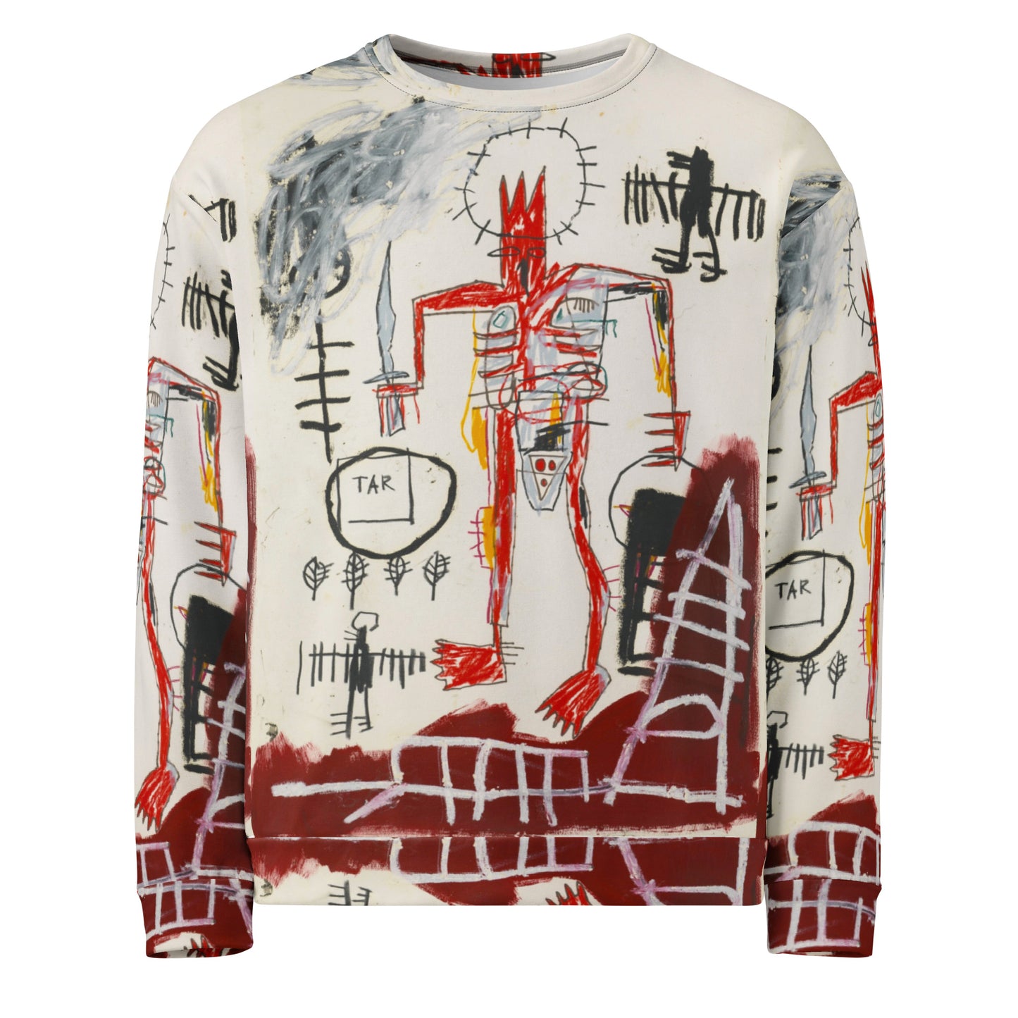Graffiti Artwork Printed Premium Streetwear Crewneck Sweatshirt