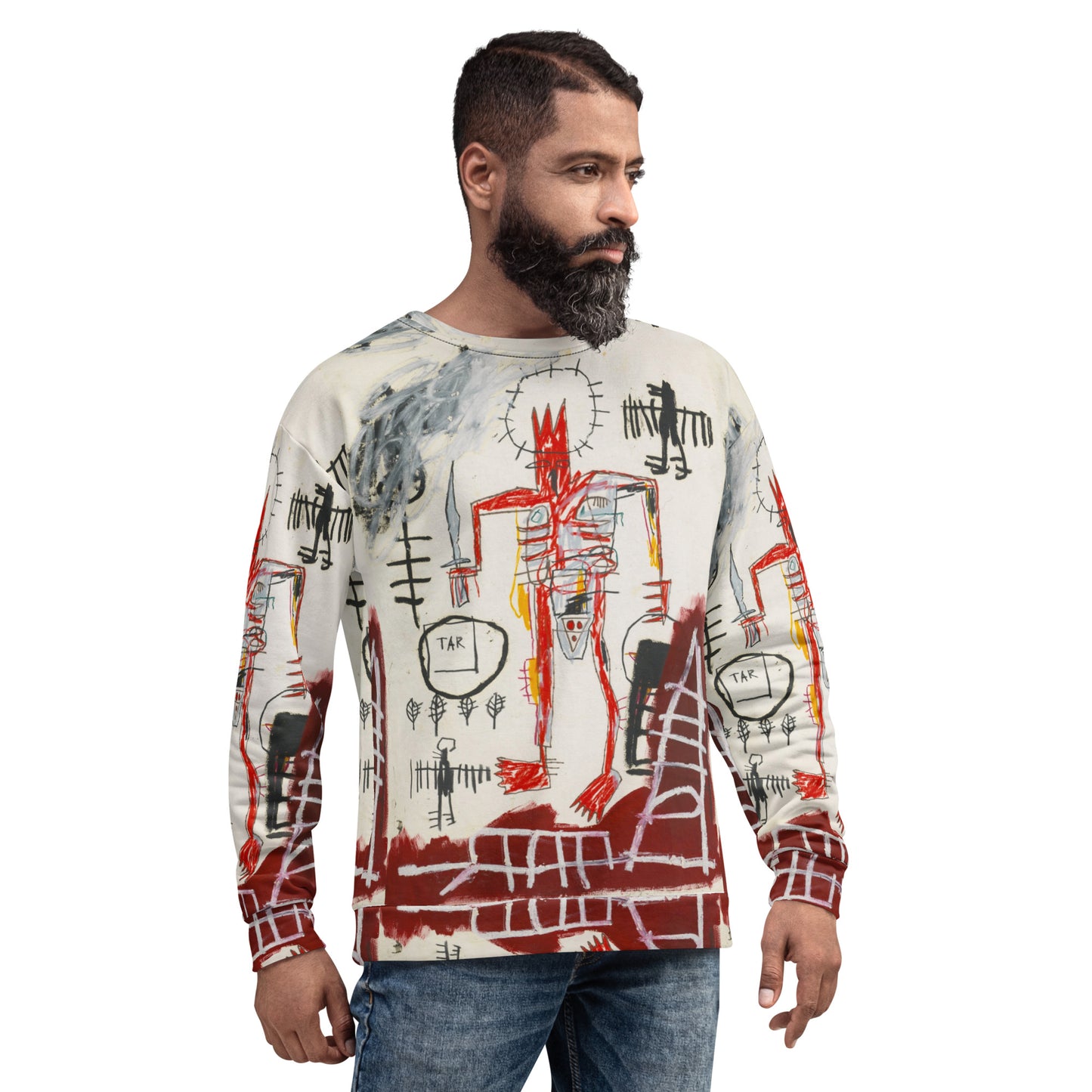 Graffiti Artwork Printed Premium Streetwear Crewneck Sweatshirt