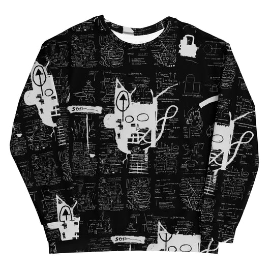Graffiti Artwork Printed Premium Streetwear Crewneck Sweatshirt