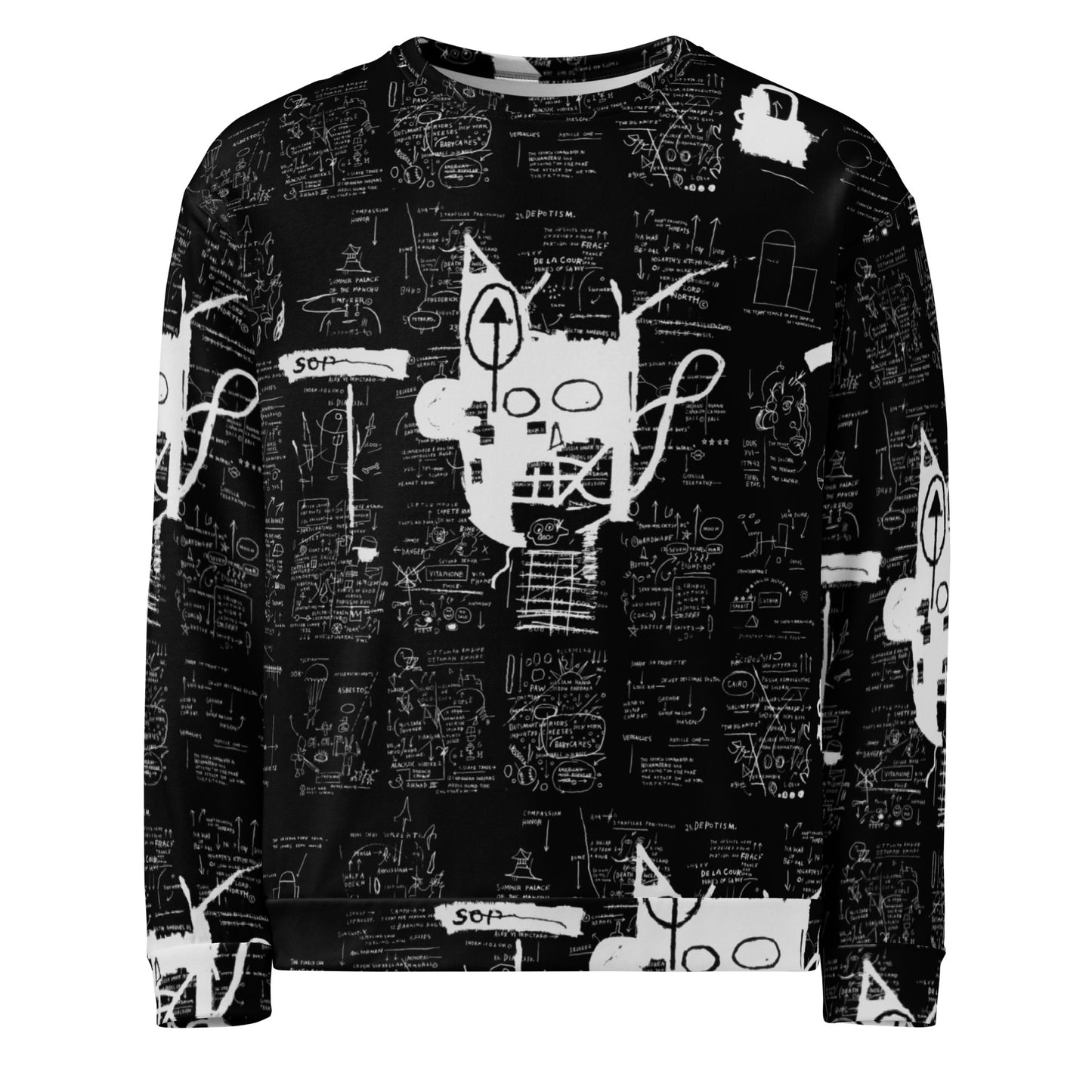 Graffiti Artwork Printed Premium Streetwear Crewneck Sweatshirt