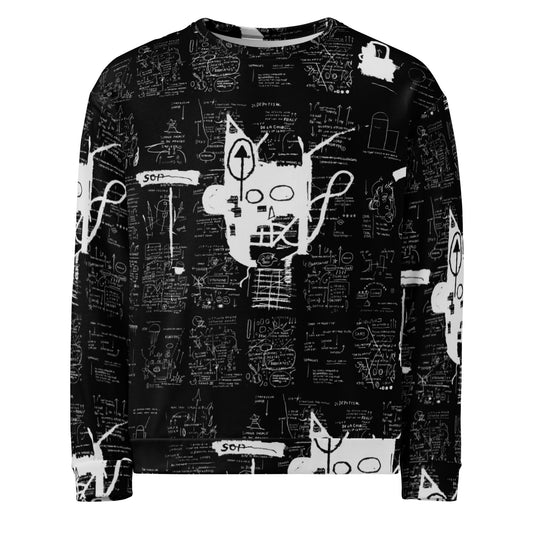 Graffiti Artwork Printed Premium Streetwear Crewneck Sweatshirt