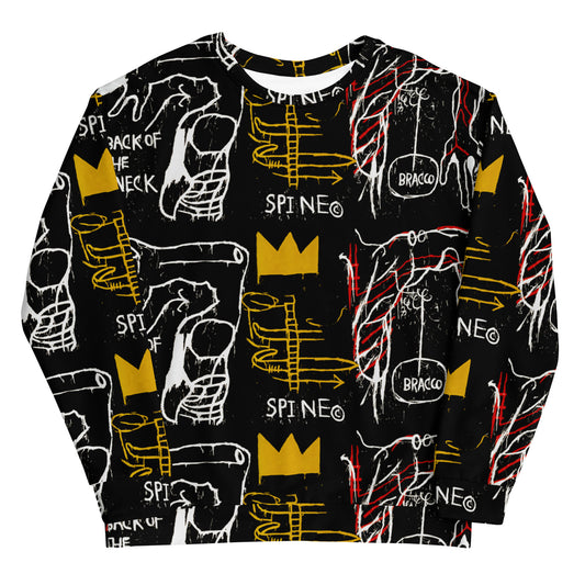 Graffiti Artwork Printed Premium Streetwear Crewneck Sweatshirt