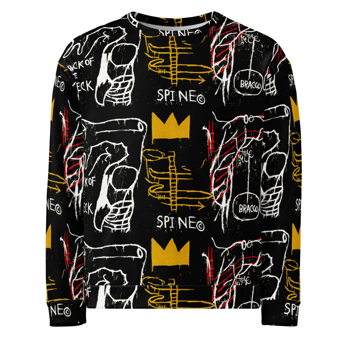 Graffiti Artwork Printed Premium Streetwear Crewneck Sweatshirt