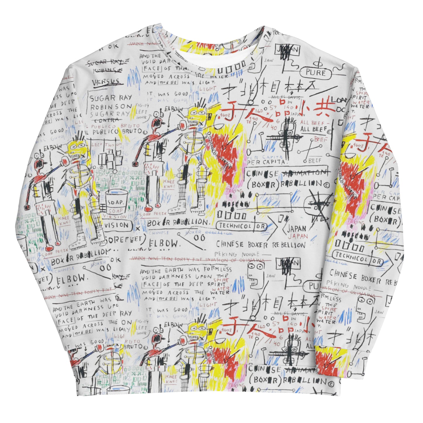 Graffiti Artwork Printed Premium Streetwear Crewneck Sweatshirt