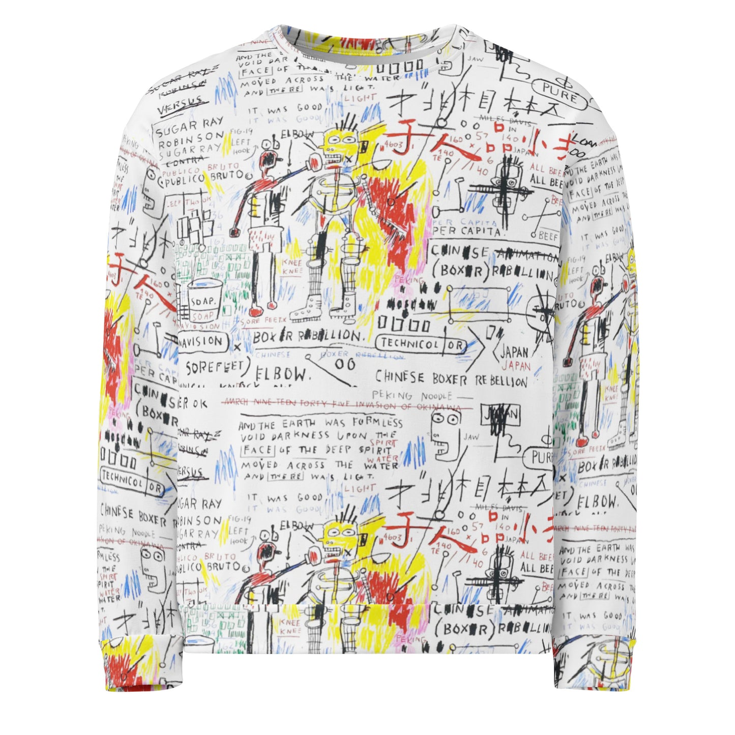 Graffiti Artwork Printed Premium Streetwear Crewneck Sweatshirt