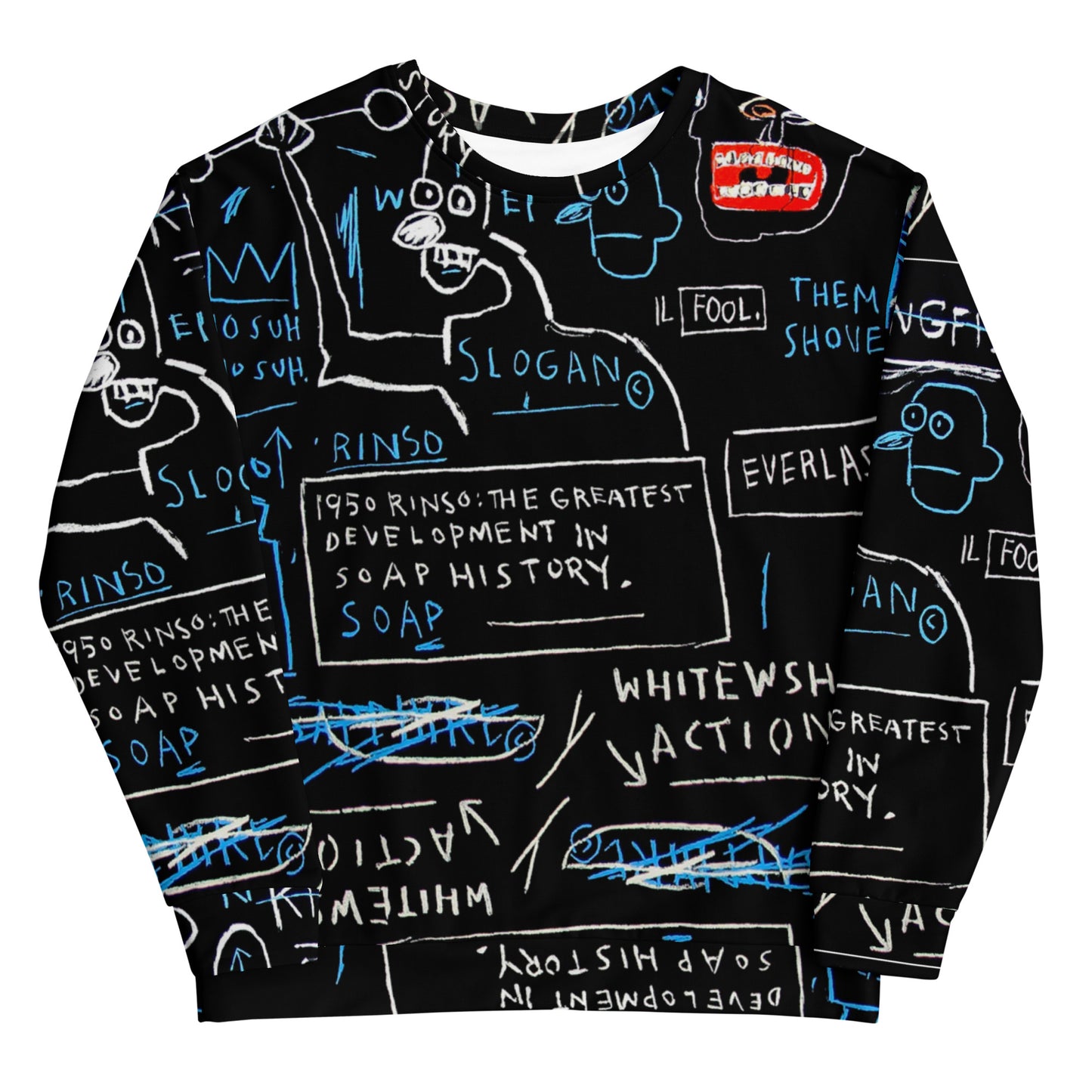 Graffiti Artwork Printed Premium Streetwear Crewneck Sweatshirt