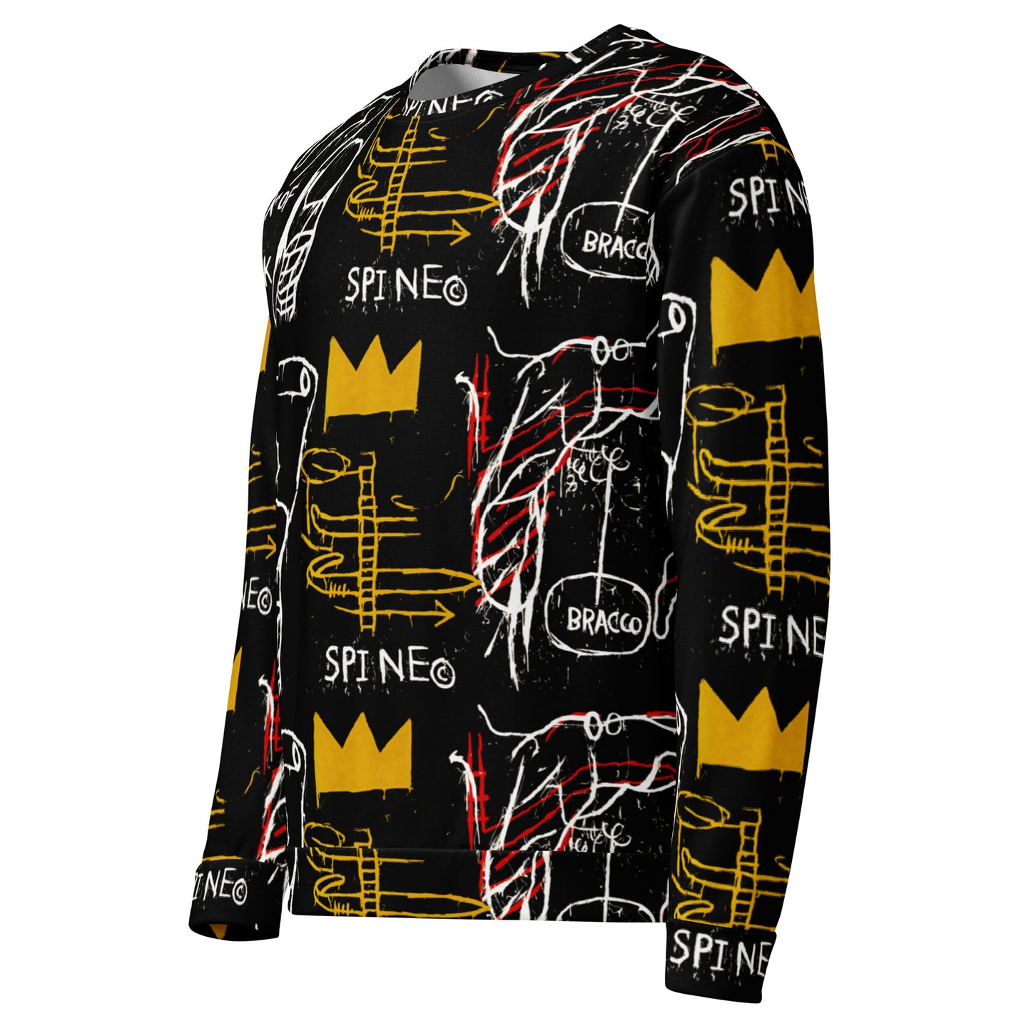 Graffiti Artwork Printed Premium Streetwear Crewneck Sweatshirt