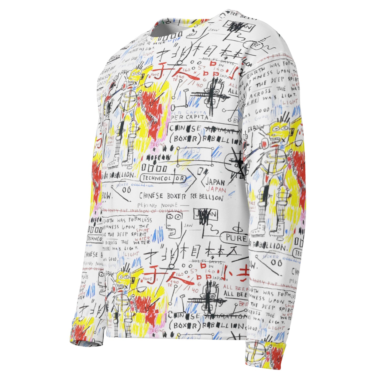 Graffiti Artwork Printed Premium Streetwear Crewneck Sweatshirt
