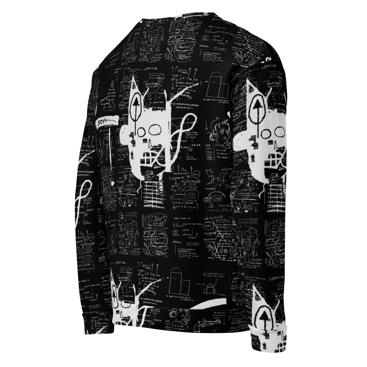 Graffiti Artwork Printed Premium Streetwear Crewneck Sweatshirt