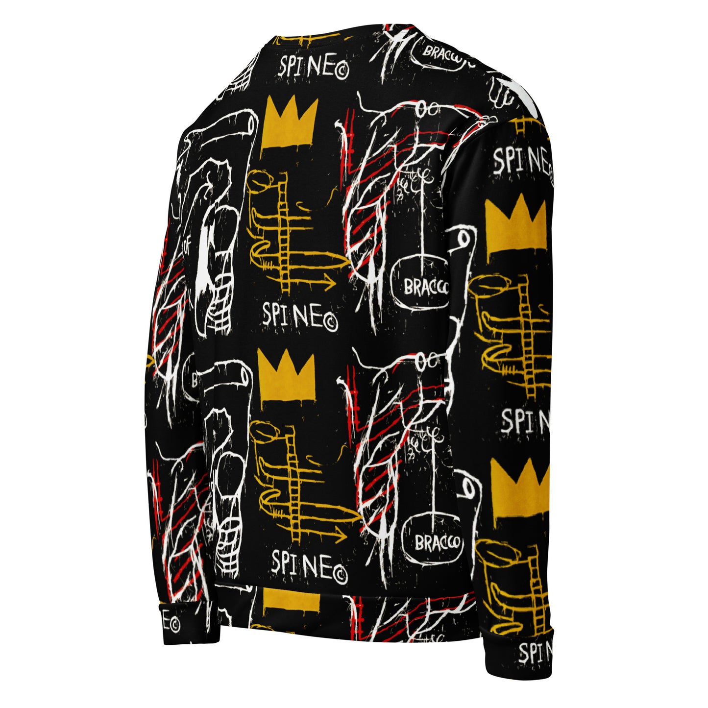 Graffiti Artwork Printed Premium Streetwear Crewneck Sweatshirt