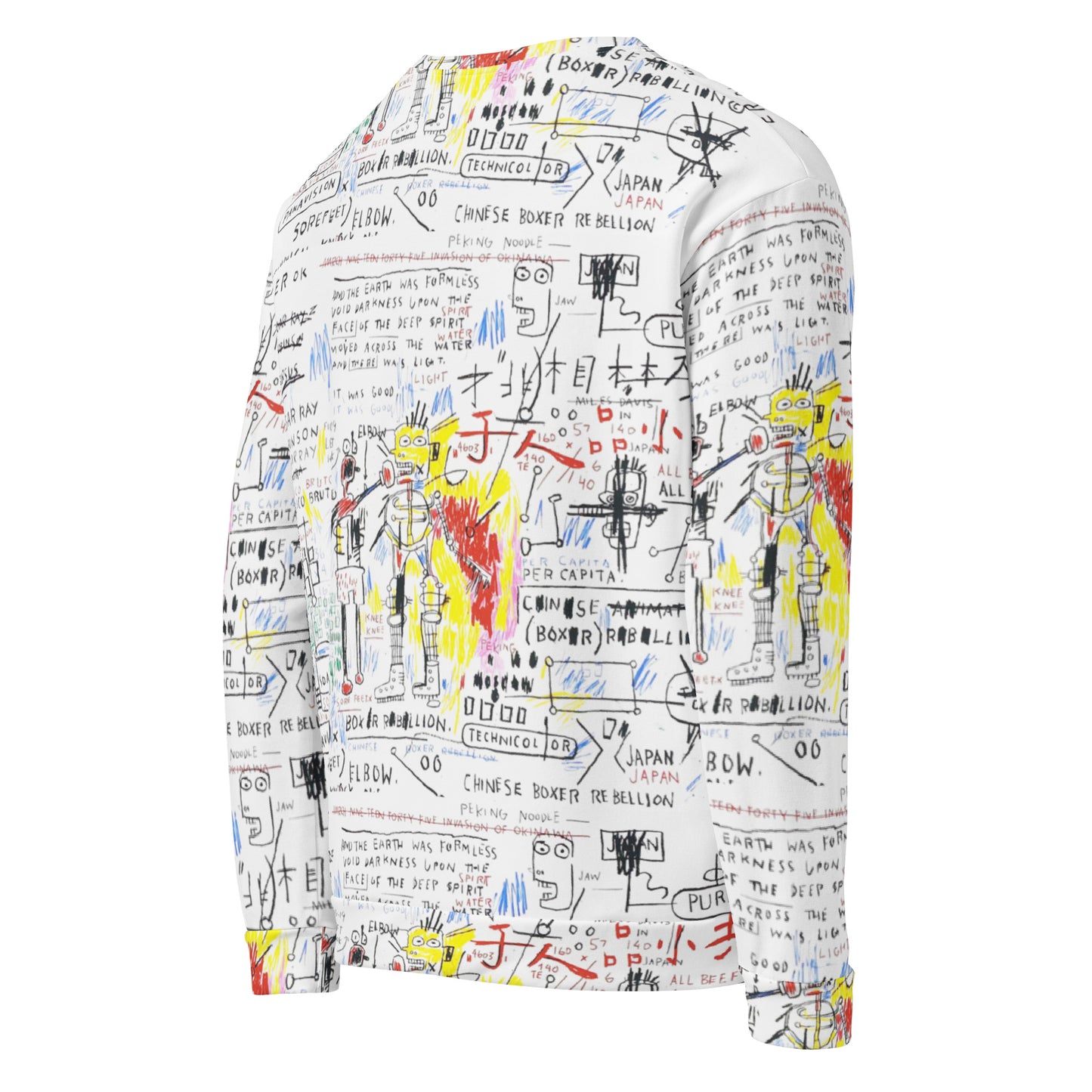 Graffiti Artwork Printed Premium Streetwear Crewneck Sweatshirt