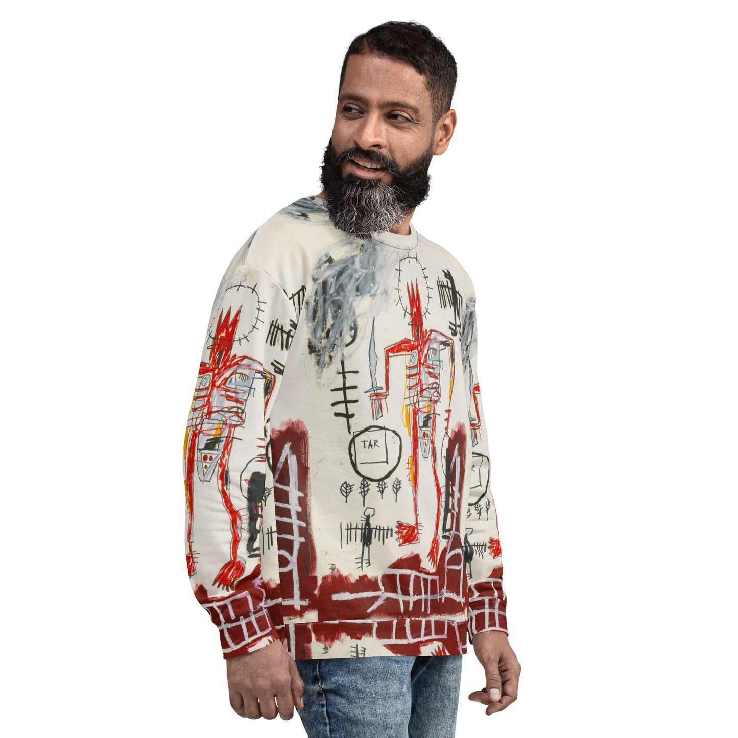 Graffiti Artwork Printed Premium Streetwear Crewneck Sweatshirt