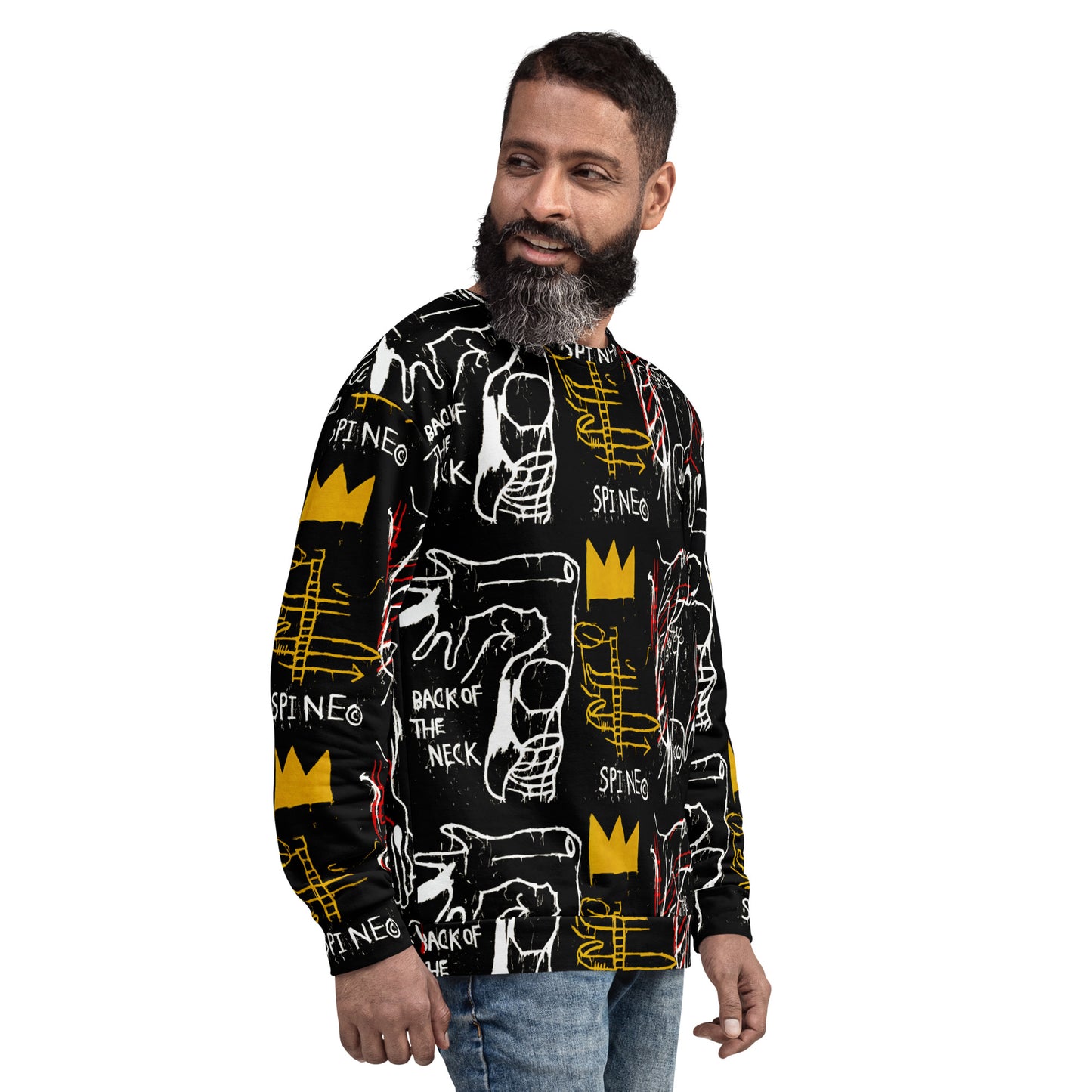 Graffiti Artwork Printed Premium Streetwear Crewneck Sweatshirt