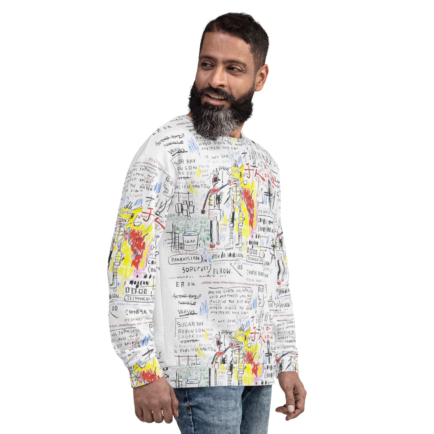 Graffiti Artwork Printed Premium Streetwear Crewneck Sweatshirt