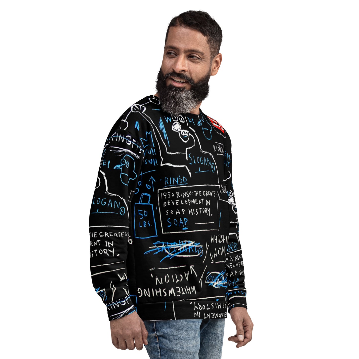 Graffiti Artwork Printed Premium Streetwear Crewneck Sweatshirt