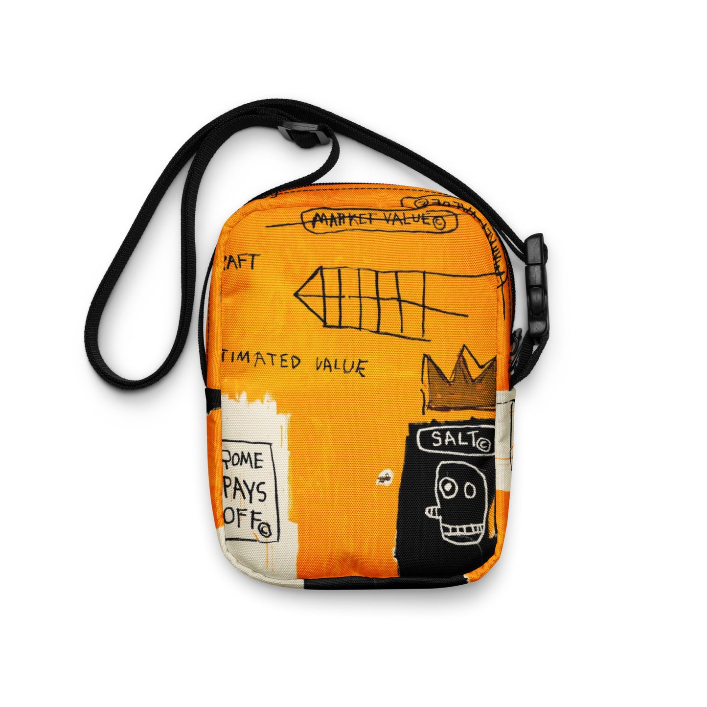 Jean-Michel Basquiat "Rome Pays Off" Artwork Bag