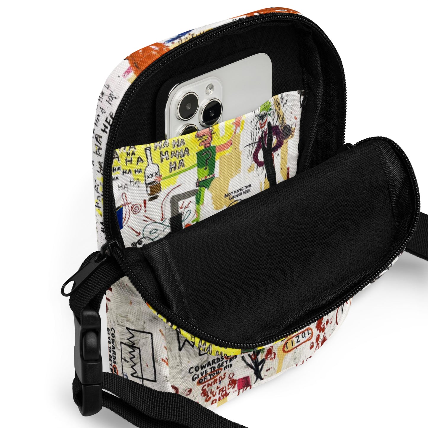 Jean-Michel Basquiat "Riddle Me This Batman" Artwork Bag