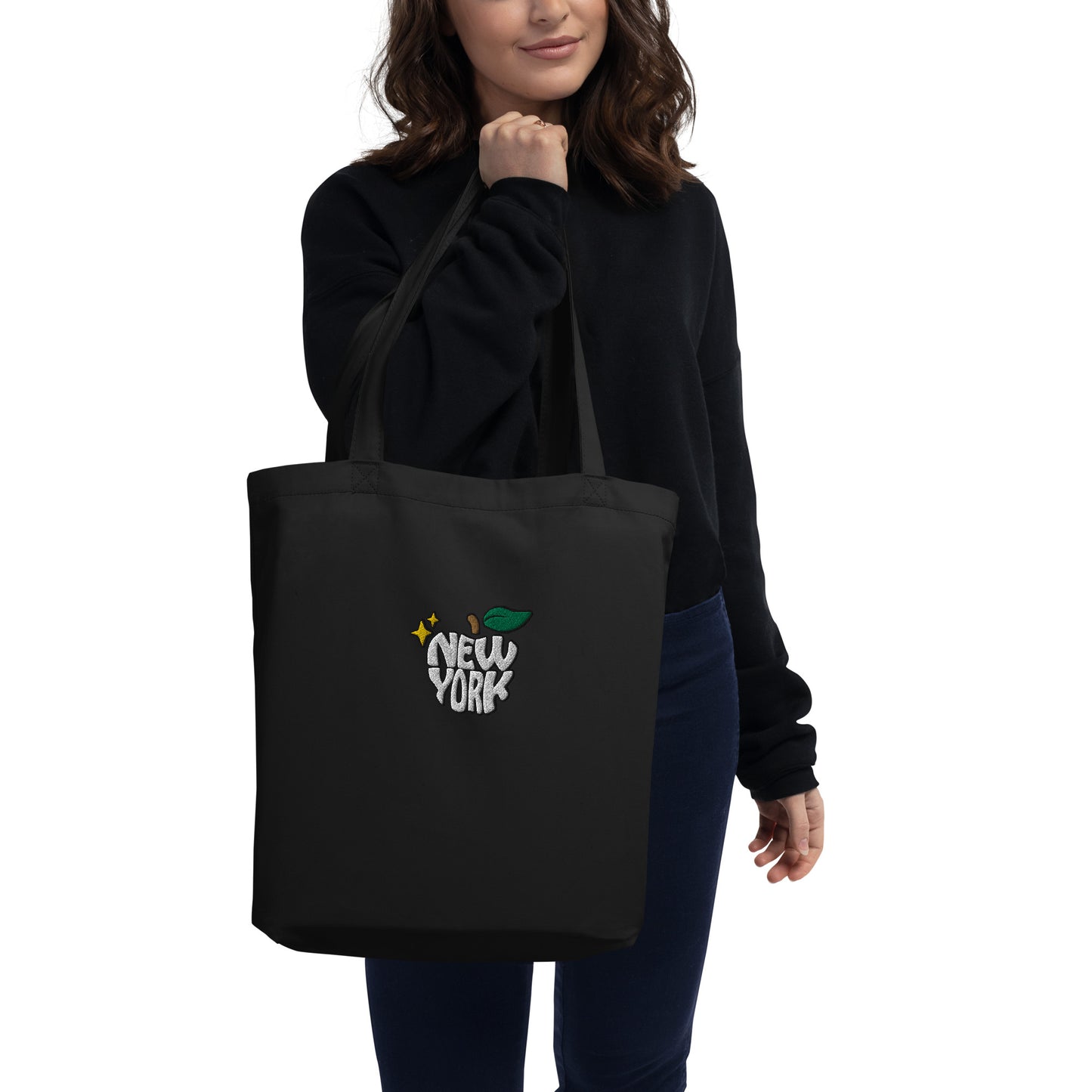 New York '24 Logo Embroidered Eco Tote Bag