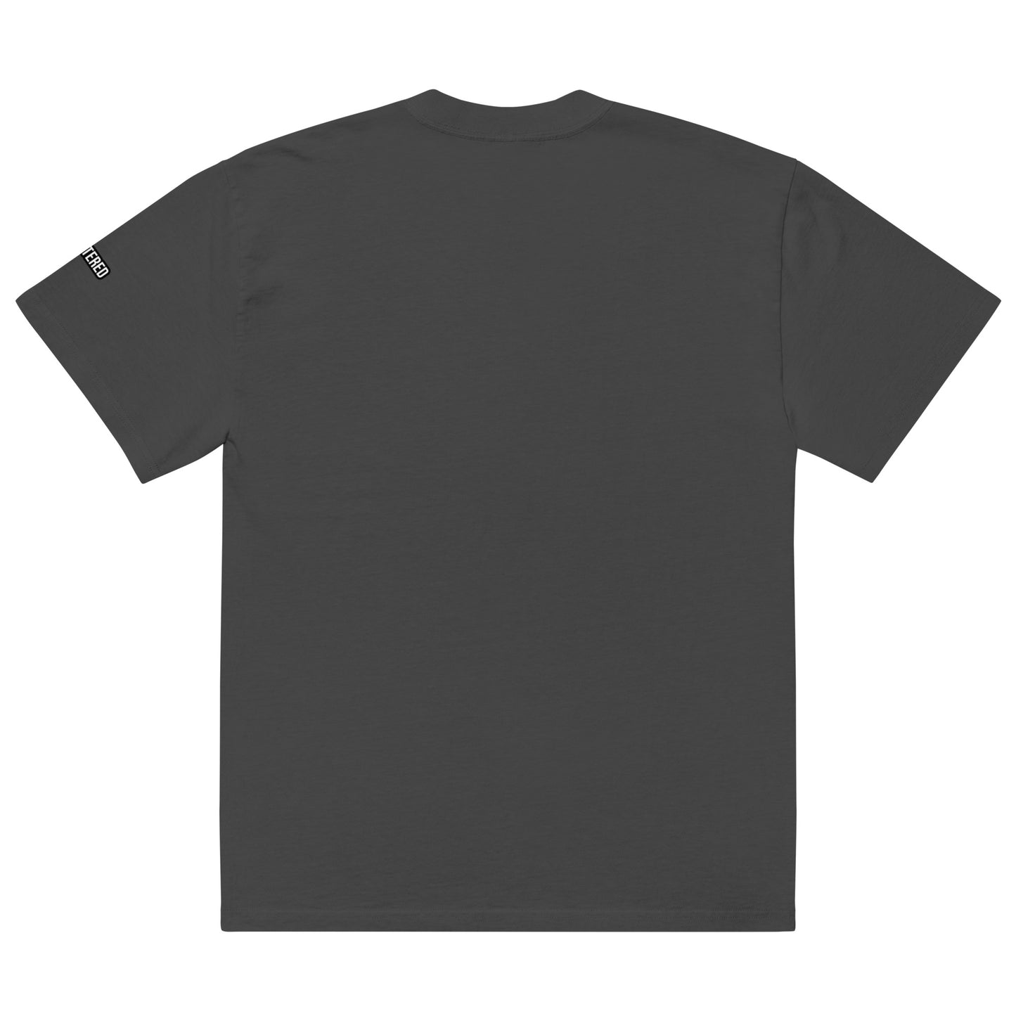 Scattered 2021 Bulb Printed Faded Oversized T-Shirt