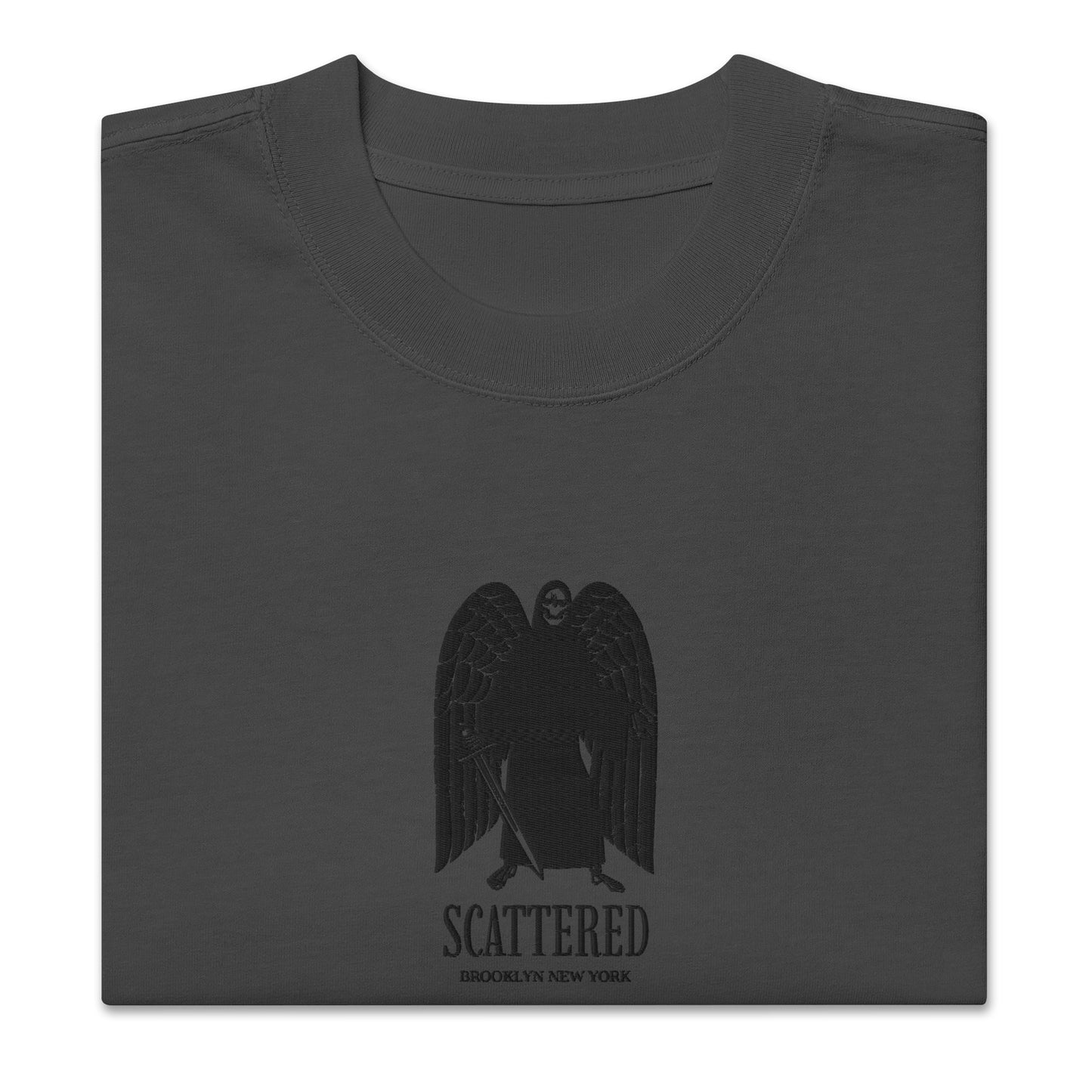 Scattered Grim Embroidered T-shirt